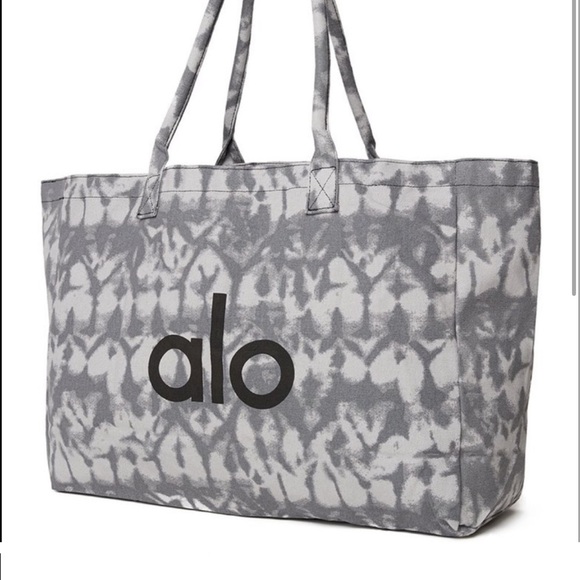 ALO Yoga Handbags - Alo Gray Tie-Dye Tote Bag